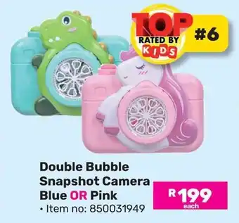 Game Double Bubble Snapshot Camera Blue OR Pink offer
