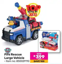 Game Paw Patrol Fire Rescue Large Vehicle offer
