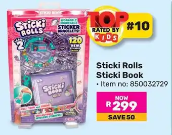 Game Sticki Rolls Sticki Book offer