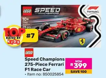 Game LEGO Speed Champions Ferrari F1 Race Car offer