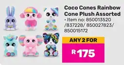 Game Coco Cones Rainbow Cone Plush Assorted offer