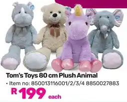 Game Tom's Toys Plush Animal offer