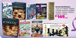 Game Assorted Games offer