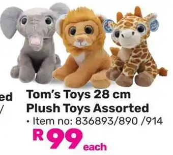 Game Tom's Toys Plush Toys Assorted offer