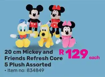 Game Mickey and Friends Refresh Core 5 Plush Assorted offer