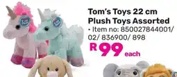 Game Tom's Toys 22 cm Plush Toys Assorted offer