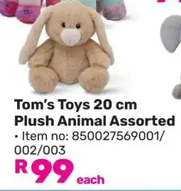 Game Tom's Toys 20 cm Plush Animal Assorted offer