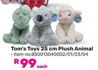 Game Tom's Toys 25 cm Plush Animal offer