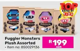 Game Fuggler Monsters Plush Assorted offer
