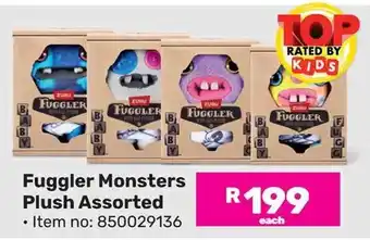 Game Fuggler Monsters Plush Assorted offer