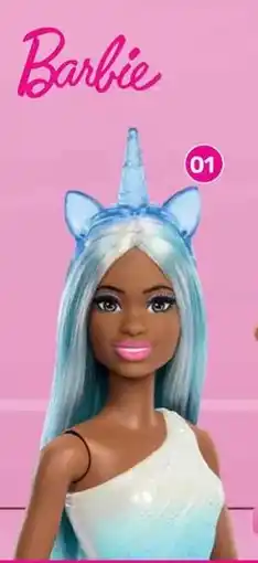 Game Barbie Unicorn Doll Assorted offer