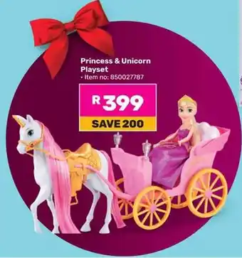Game Princess & Unicorn Playset offer