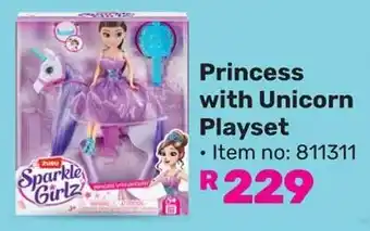 Game Sparkle Girlz Princess with Unicorn Playset offer