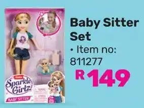 Game Sparkle Girlz Baby Sitter Set offer
