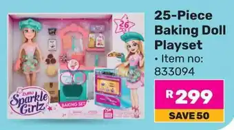 Game Baking Doll Playset offer