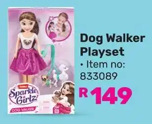 Game Sparkle Girlz Dog Walker Playset offer