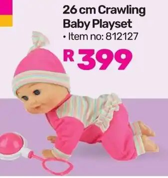 Game 26 cm Crawling Baby Playset offer