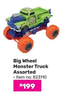 Game Big Wheel Monster Truck Assorted offer