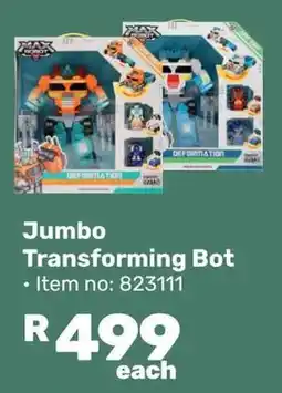 Game Jumbo Transforming Bot offer