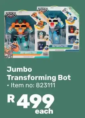 Game Jumbo Transforming Bot offer