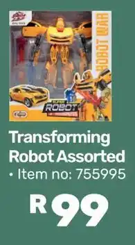 Game Transforming Robot Assorted offer