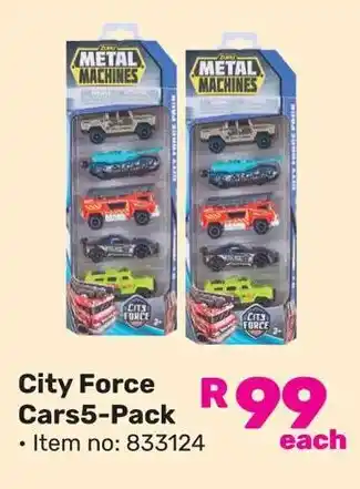 Game Metal Machines City Force Cars offer