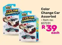 Game Color Change Car Assorted offer