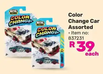 Game Color Change Car Assorted offer