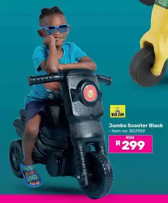 Game Big Jim Jumbo Scooter Black offer