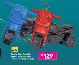 Game Big Jim Junior Jim Scooter Black, Blue OR Red offer
