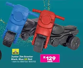 Game Big Jim Junior Jim Scooter Black, Blue OR Red offer