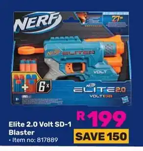 Game Nerf Elite 2.0 Volt SD-1 Blaster offer