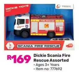 Game Dickie Scania Fire Rescue Assorted offer