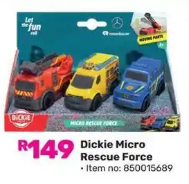 Game Dickie Micro Rescue Force offer