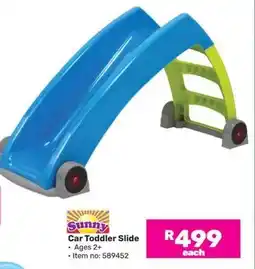 Game Sunny Car Toddler Slide offer