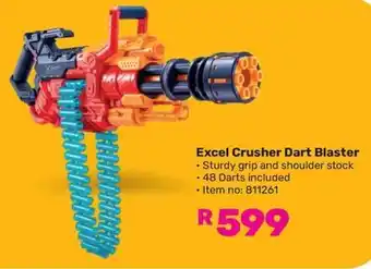 Game Excel Crusher Dart Blaster offer
