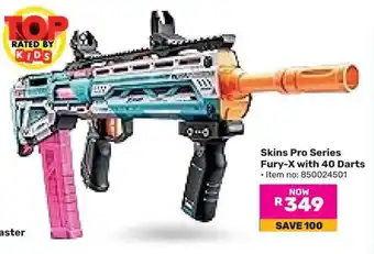 Game Skins Pro Series Fury-X with 40 Darts offer