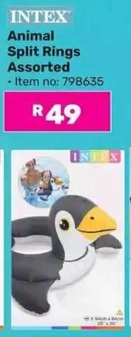 Game Intex Animal Split Rings Assorted offer