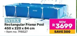 Game Intex Rectangular Frame Pool offer