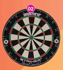 Game Unicorn Striker Dartboard offer
