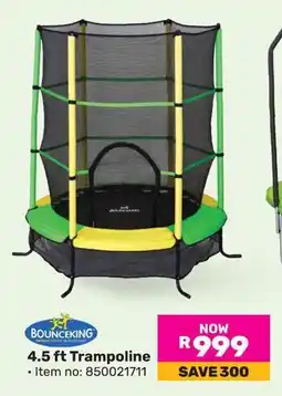 Game Bounceking 4.5 ft Trampoline offer
