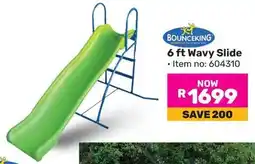 Game Bounceking 6 ft Wavy Slide offer