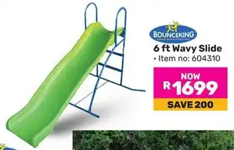 Game Bounceking 6 ft Wavy Slide offer