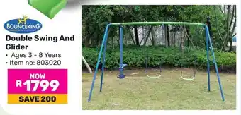 Game Bounceking Double Swing And Glider offer
