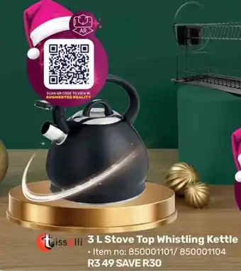 Game Tissolli Stove Top Whistling Kettle offer