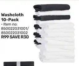 Game Washcloth offer