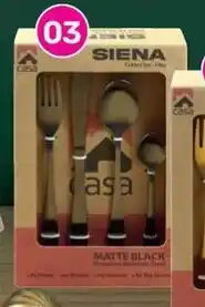 Game Casa Black Cutlery Set offer