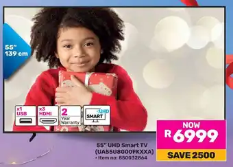 Game Samsung 55" UHD Smart TV offer