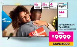 Game Hisense 65" QLED Smart TV offer