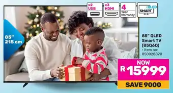 Game Hisense 85” OLED Smart TV offer